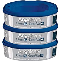 Angelcare Recarga para cubo de pañales Dress-Up y Classic XL- tamaño: 3 unidades